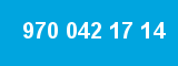 970 042 17 14 970 042 17 14